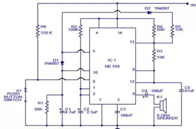 Mạch còi dùng cho xe lửa